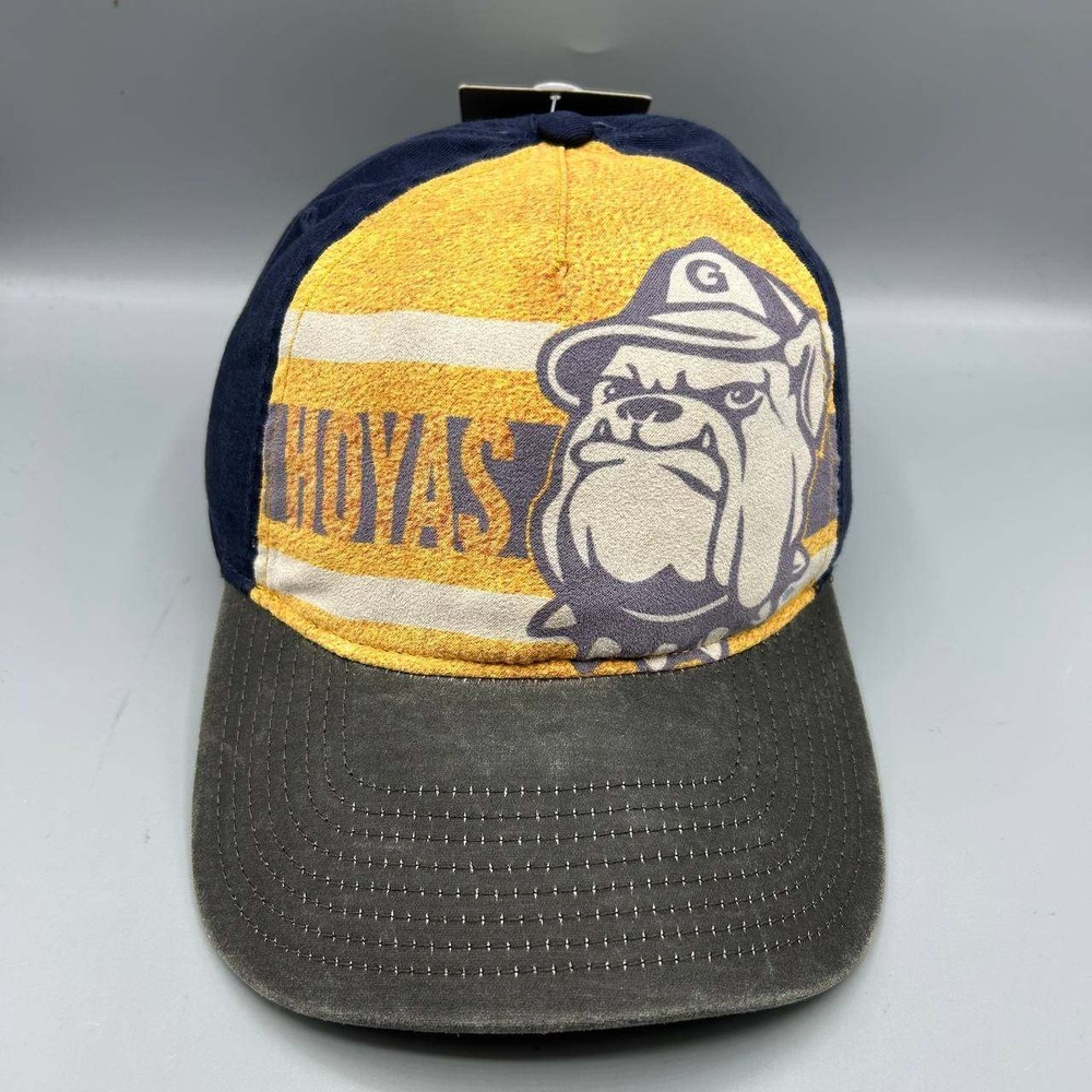 Georgetown Hoyas NCAA Hat Men Yellow The Game Strap Back Cap New